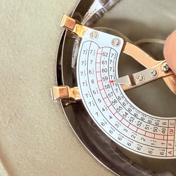 August Accessories Wool Cloche Hat Taupe Luxe Satin Sequin Beaded Bow Church - Picture 14 of 14